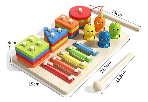 JUEGO DIDACTICO PESCA MONTESORI