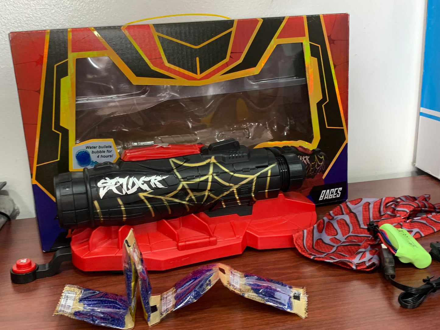 Pistola De Hidrogel Spiderman, ref sp05