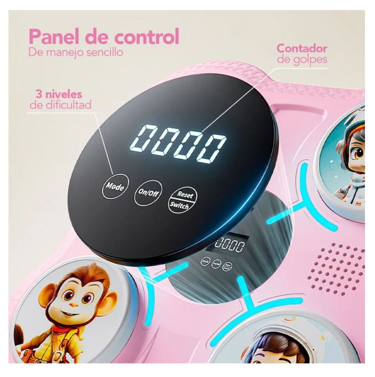 Maquina de Boxeo para Niños 4 Golpes