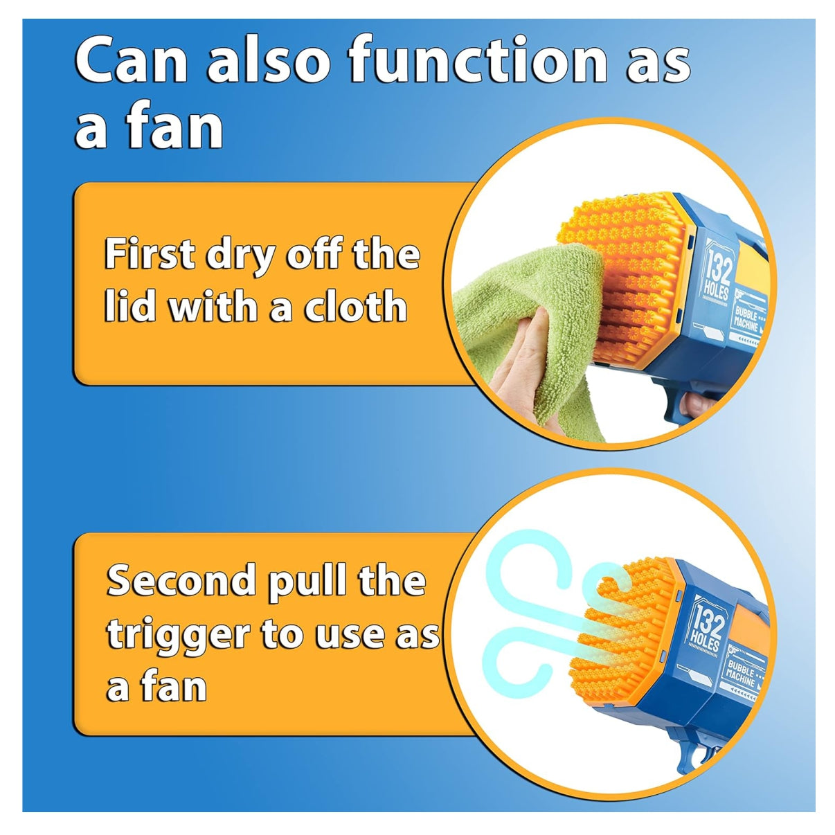 Pistola de Burbujas Grande 132Niños