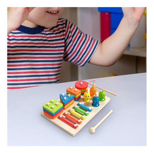 JUEGO DIDACTICO PESCA MONTESORI