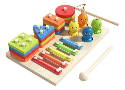 JUEGO DIDACTICO PESCA MONTESORI