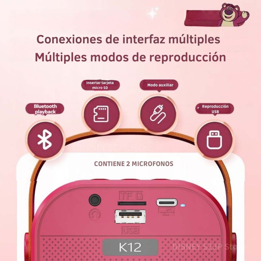 KARAOKE PORTATIL PARA NIÑOS