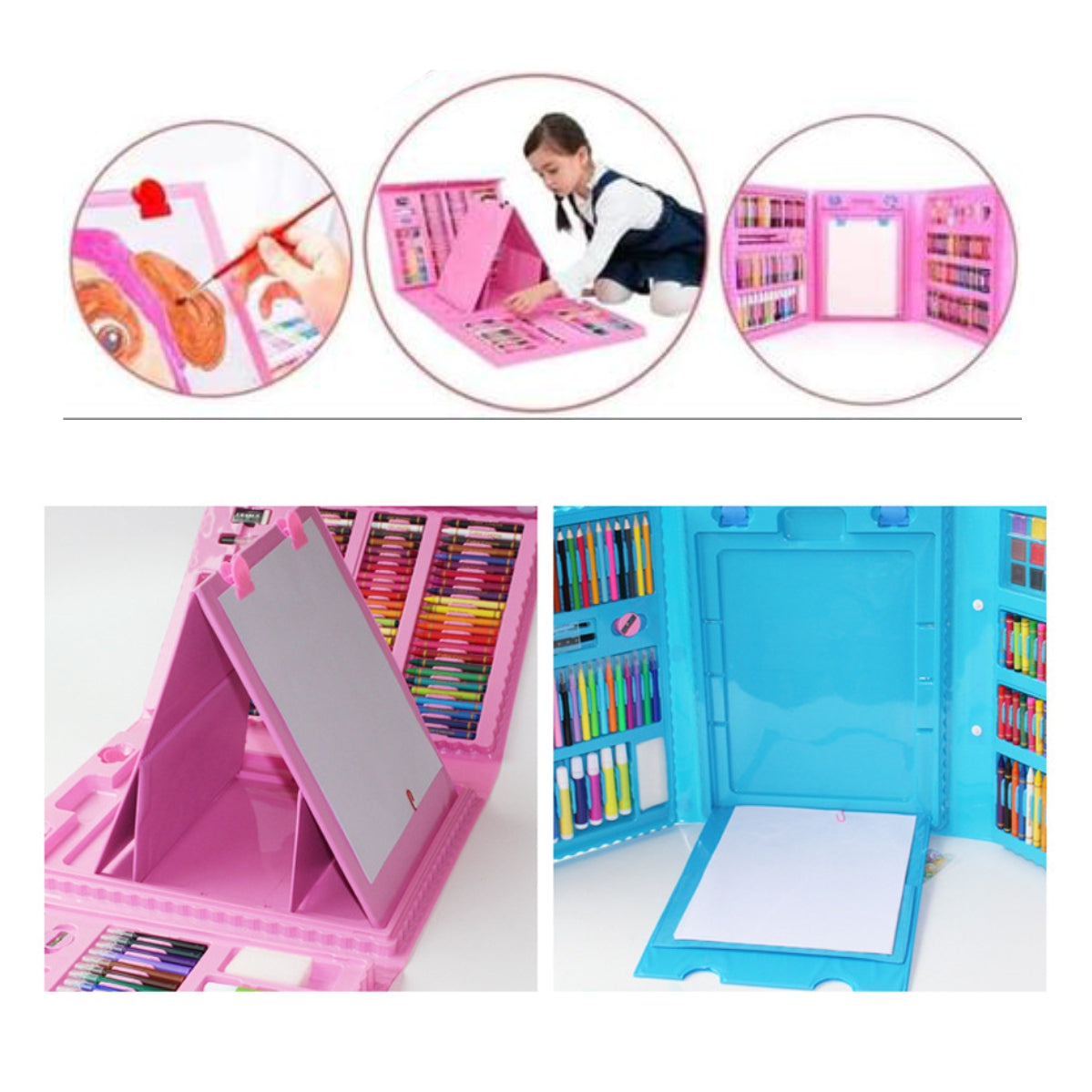 Set De Arte 208 Piezas Para Niños