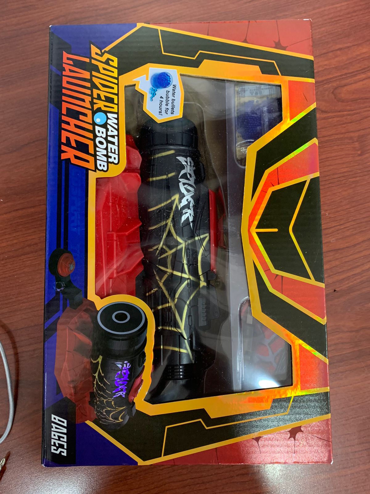 Pistola De Hidrogel Spiderman, ref sp05